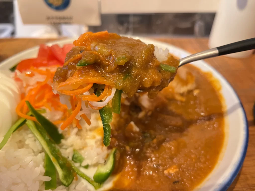 TOKYO SPICE ななCURRY 青山　チキンのカレー実食